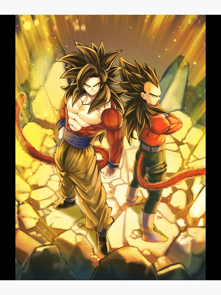 D. Ball Limit-F - Artwork em HD do Gogeta Super Saiyajin 4 em