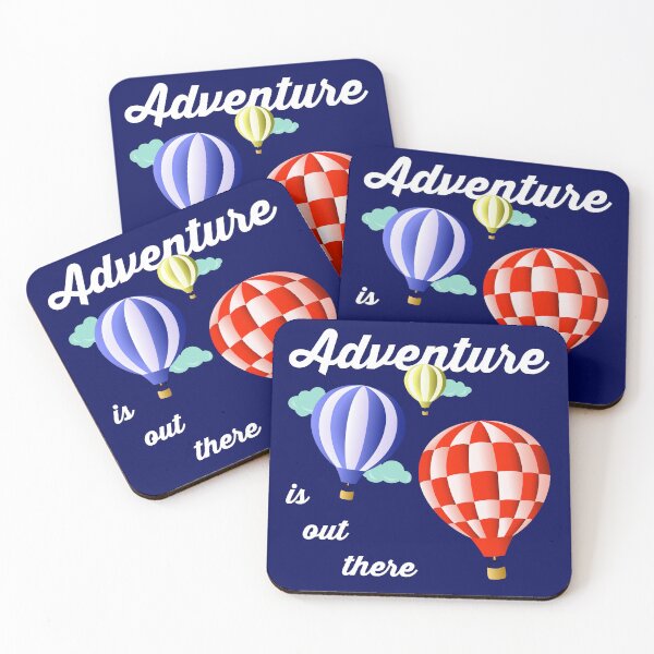 Item preview, Adventure Is Out There Hot Air Balloons designed and sold by Happy Puppy Print On Demand.