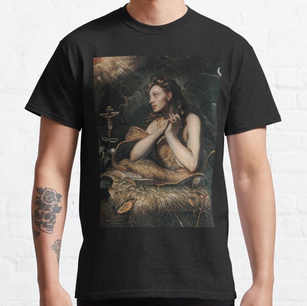 Gift for Him Gift for Her Unisex T-Shirt Ascension of Saint Mary Magdalene Early Renaissance Antonio del Pollaiolo Art T-Shirt