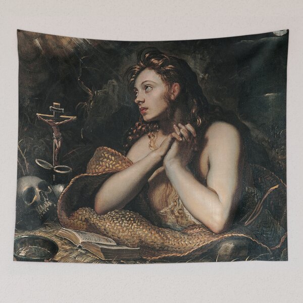 Item preview, Penitent Magdalene by Domenico Tintoretto designed and sold by AestheticsXarts.