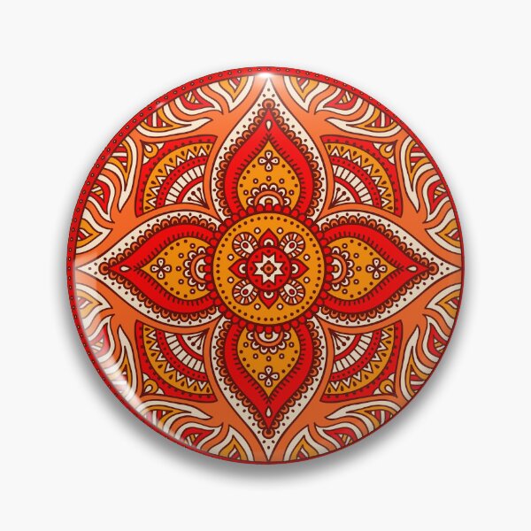 Item preview, Mandala Naranja designed and sold by Kawaii85.