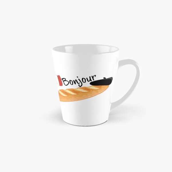 Item preview, Bonjour Oui Oui Baguette - Funny French  designed and sold by TheInkElephant.