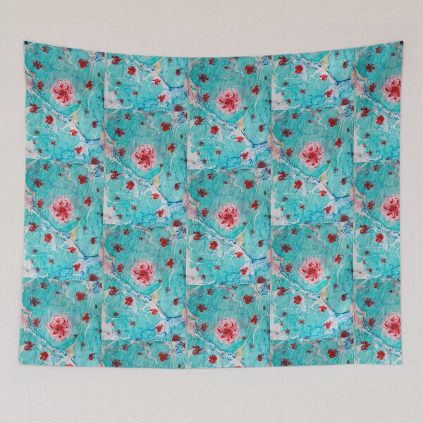 Item preview, Flowers ebru designed and sold by Kuhtina.