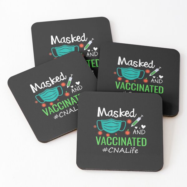 Aperçu de l'œuvre Drôle mignon masqué et vacciné CNA Life créée et vendue par DahlilaJo.