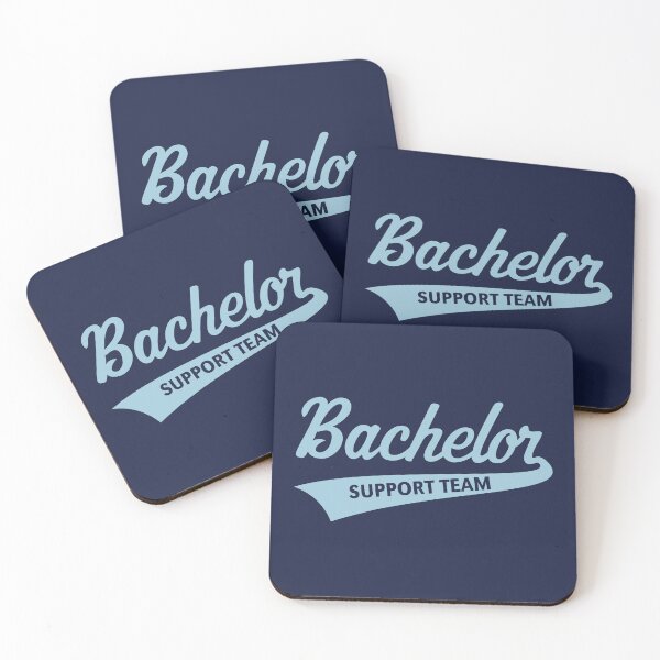Item preview, Bachelor Support Team (Stag Party / Lettering / Sky-blue) designed and sold by MrFaulbaum.
