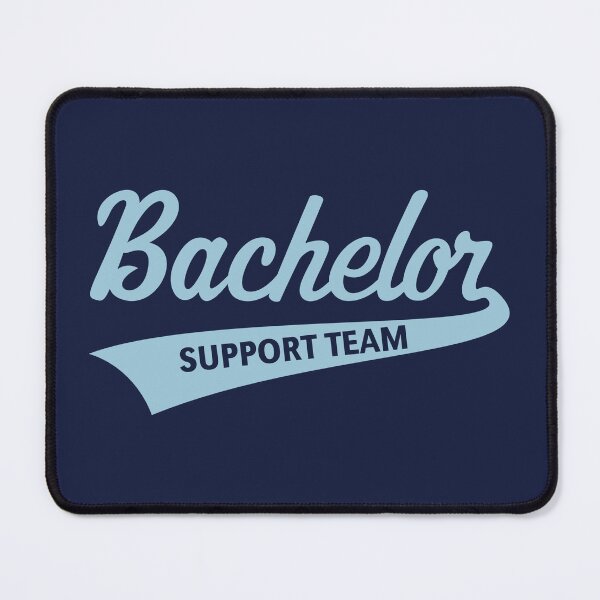 Item preview, Bachelor Support Team (Stag Party / Lettering / Sky-blue) designed and sold by MrFaulbaum.