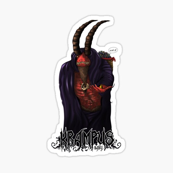 krampus Sticker