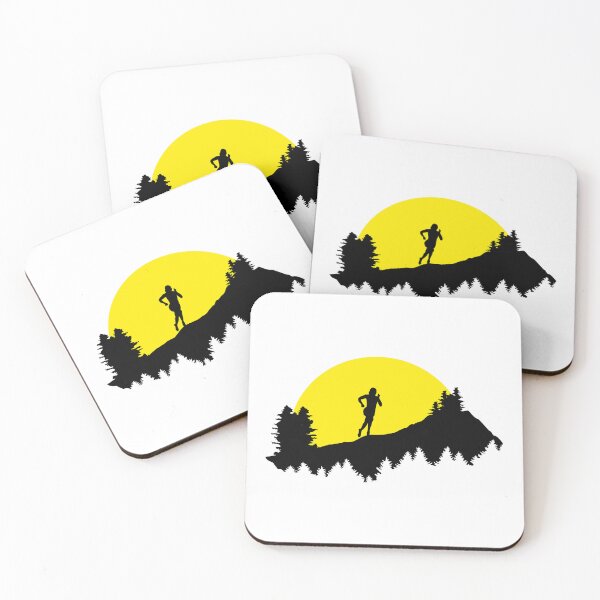 Item preview, Trail running, running, runner, woman designed and sold by claudiasartwork.