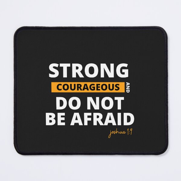 Item preview, Strong And Courageous Joshua 1:9 Cap designed and sold by HRasam.