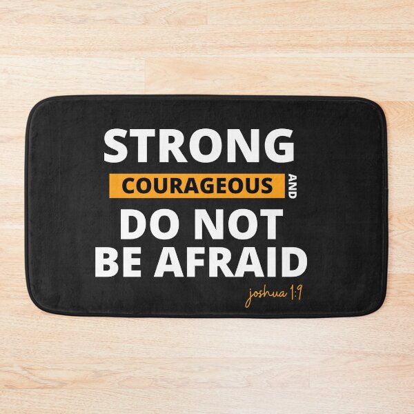 Item preview, Strong And Courageous Joshua 1:9 Cap designed and sold by HRasam.
