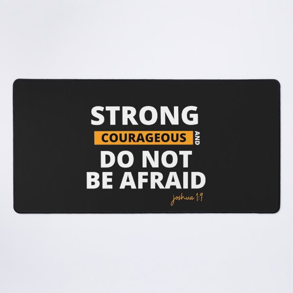 Item preview, Strong And Courageous Joshua 1:9 Cap designed and sold by HRasam.