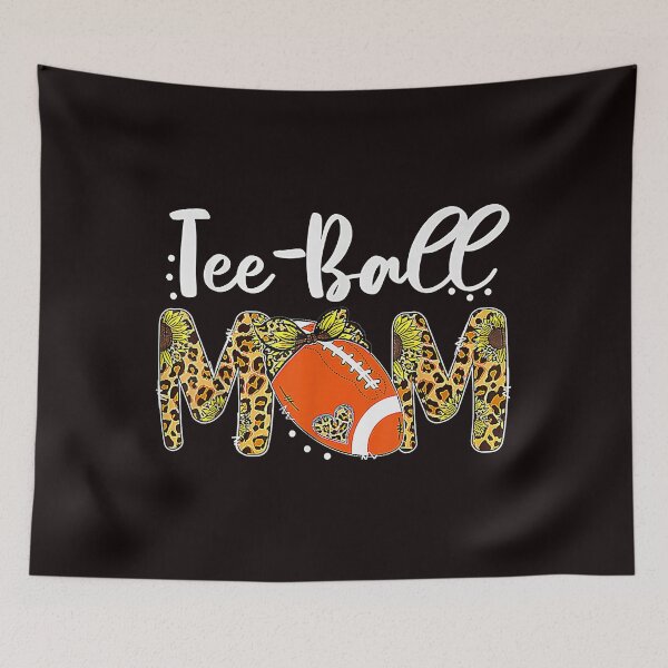 Item preview, Ball Mom Mother's Day Tee Teeball Mom Leopard Funny designed and sold by Christmas222.