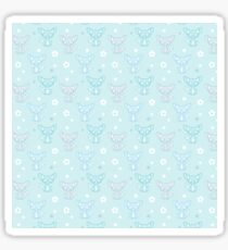 Fennec Fox Flowery Fun Sticker