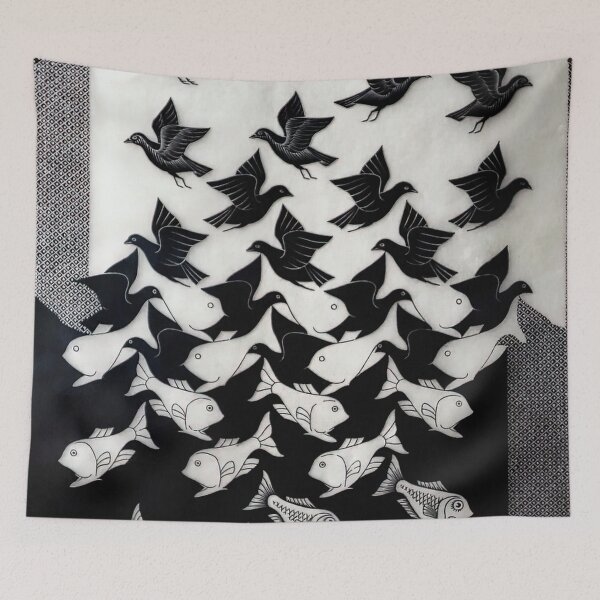 Item preview, Sky and Water II by M.C. Escher designed and sold by AestheticsXarts.
