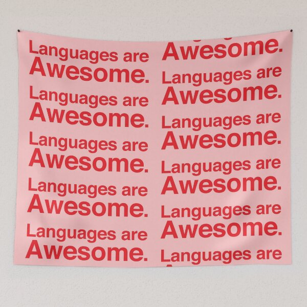 Item preview, Languages are awesome. designed and sold by jazzydevil.