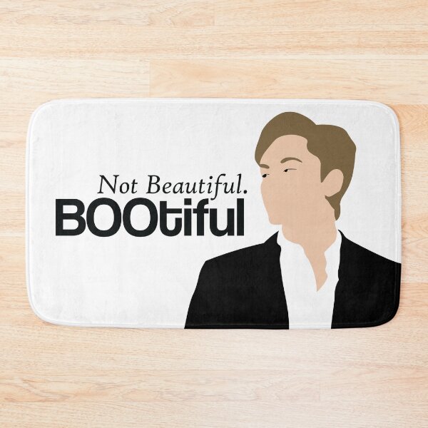 Item preview, Not Beautiful. Bootiful. Seventeen Vernon Quote designed and sold by CrownMaru.