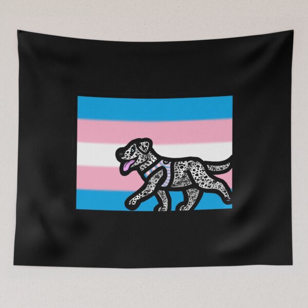 Item preview, Trans Pride Puppy Classic . designed and sold by lottieinlien.