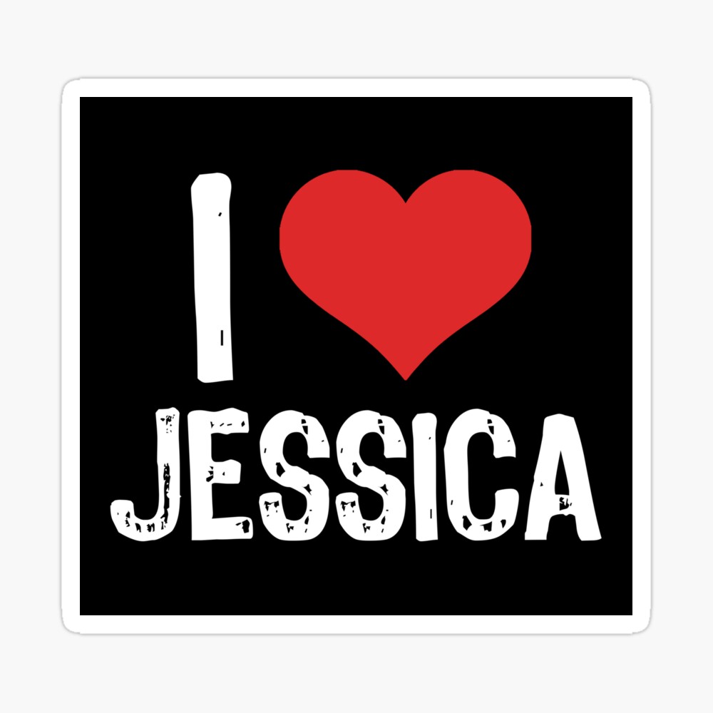 I Love Jessica Poster for Sale by samcloverhearts | Redbubble