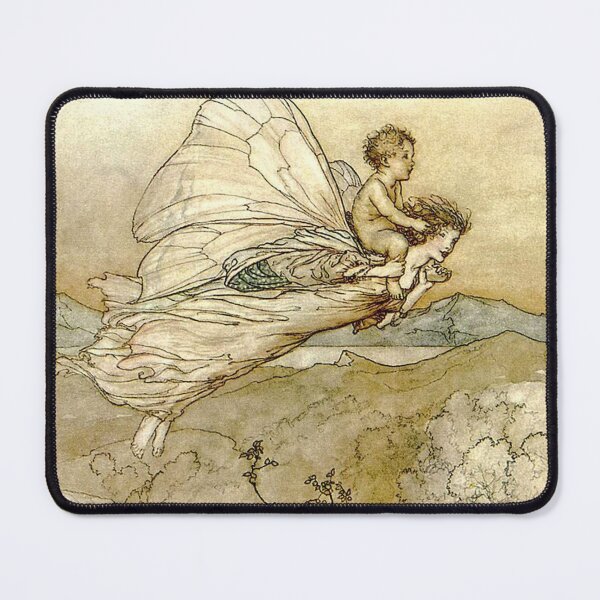 Item preview, Fairy with Baby by Arthur Rackham - Vintage Art designed and sold by RickE.