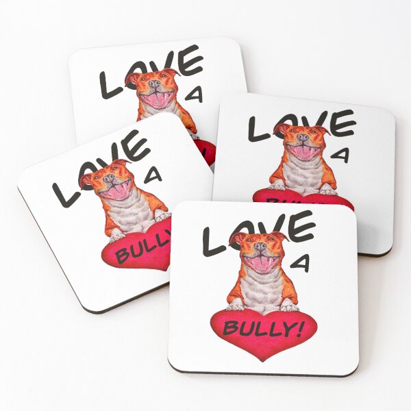 Item preview, Love a Bully Pit Bull Illustration designed and sold by Allison Tarell.