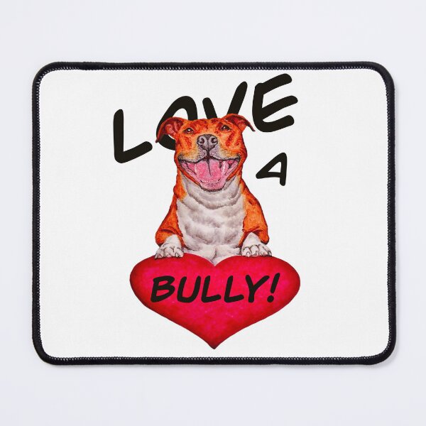 Item preview, Love a Bully Pit Bull Illustration designed and sold by Allison Tarell.