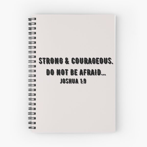 Item preview, Strong And Courageous Joshua 1:9 Cap designed and sold by HRasam.