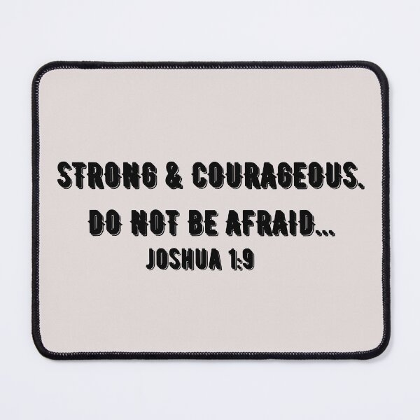 Item preview, Strong And Courageous Joshua 1:9 Cap designed and sold by HRasam.