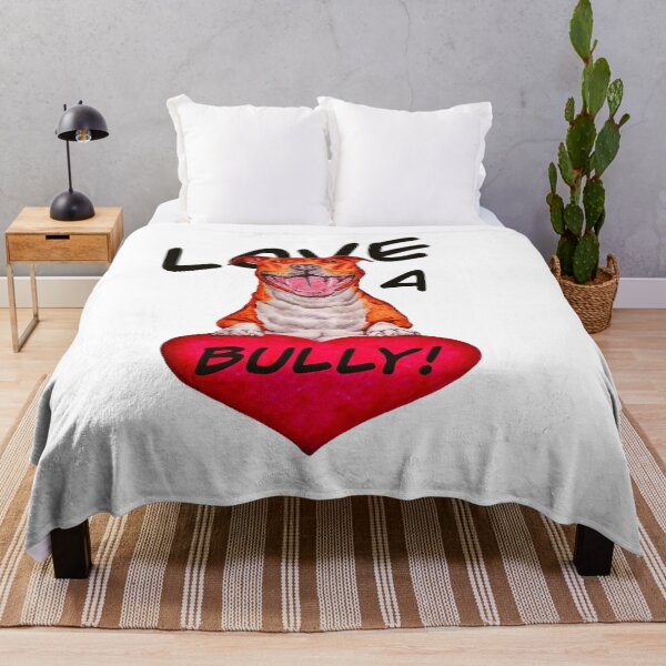 Item preview, Love a Bully Pit Bull Illustration designed and sold by Allison Tarell.