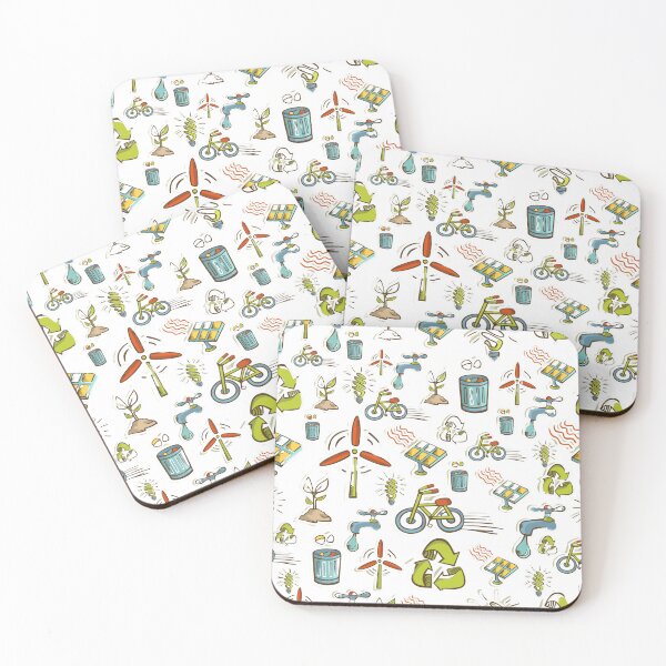 Item preview, Ecology icons pattern designed and sold by deepakrode7.