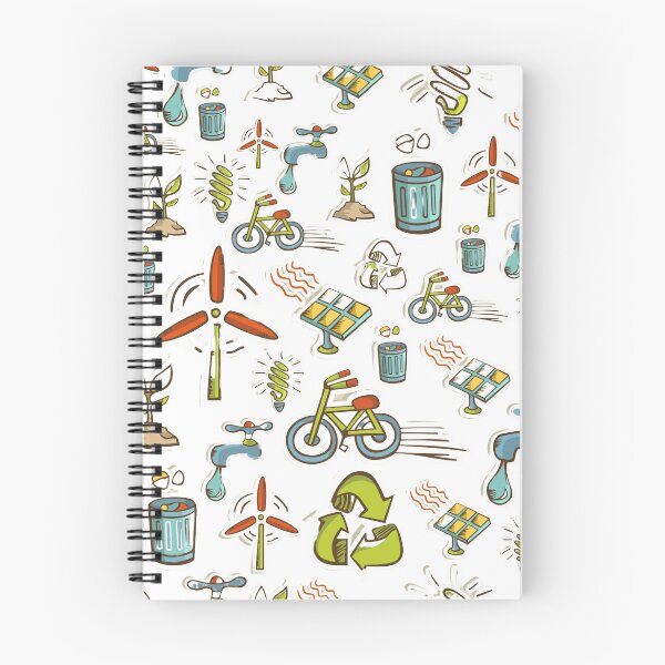 Item preview, Patrón de iconos de ecología designed and sold by deepakrode7.