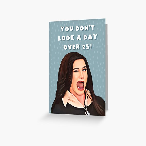 Item preview, funny pop culture meme birthday card  designed and sold by Swish & Scribble.