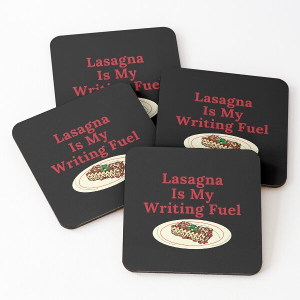 Item preview, Lasagna Is My Writing Fuel designed and sold by TheKnightWriter.