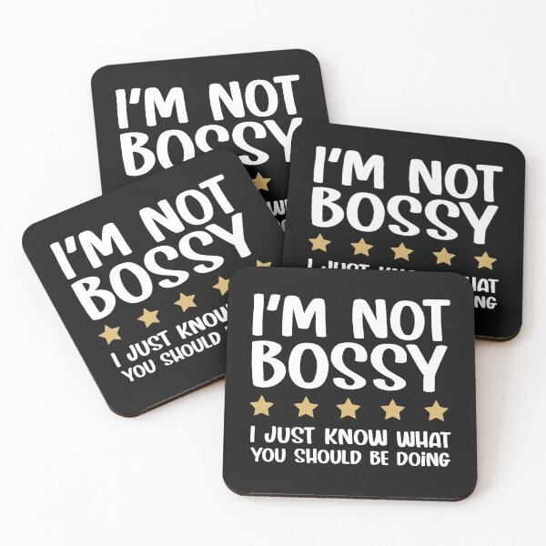 Item preview, I'm Not Bossy I Just Know What You Should Be Doing Funny Sarcastic Gift  designed and sold by alenaz.
