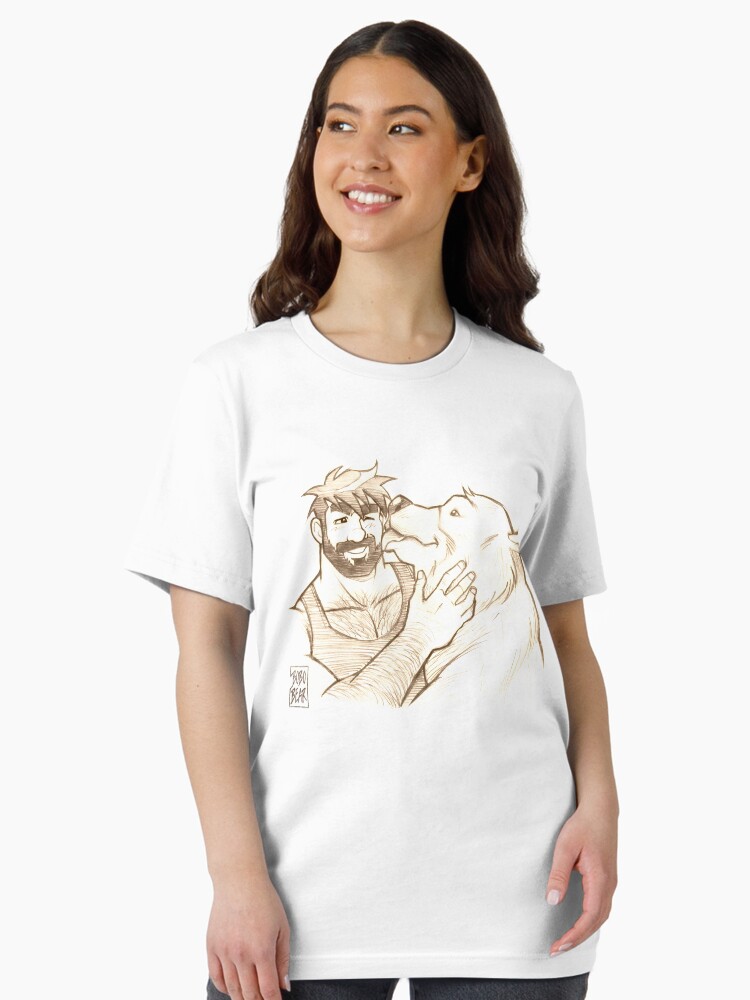 Thumbnail 2 of 7, Essential T-Shirt, BEAR KISS designed and sold by bobobear.