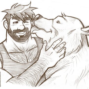 Artwork thumbnail, BEAR KISS by bobobear