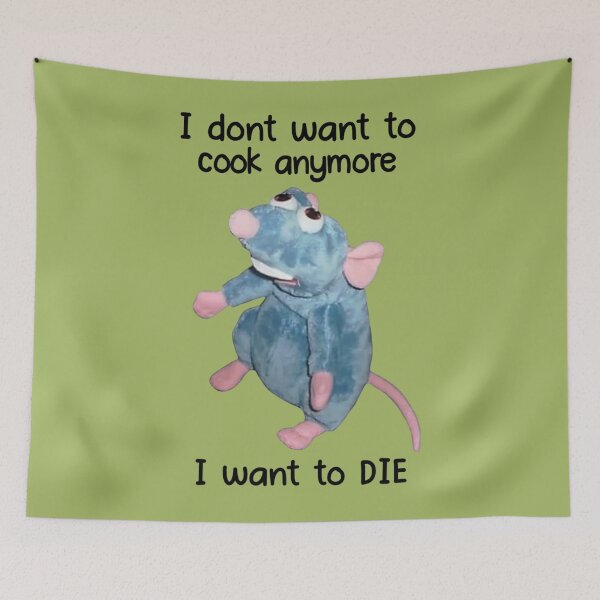 Item preview, I Don't Want To Cook Anymore I Want To Die designed and sold by cocanut.