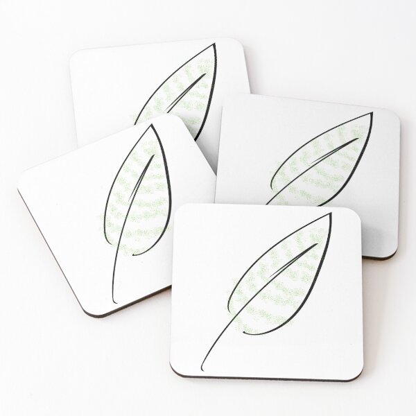 Item preview, Leaf Line Art - Minimalist with splashes of color designed and sold by Lineart-Arts.