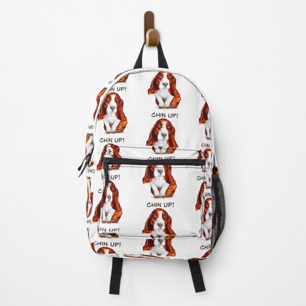 Item preview, CHIN UP! Basset Hound Illustration designed and sold by Allison Tarell.