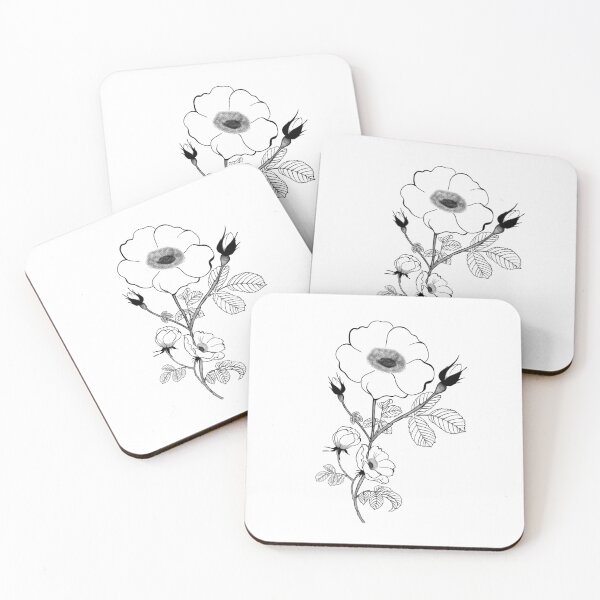Item preview, beautiful detailed sketch of tea rose flower. Botanic tattoo designed and sold by Sunshine2504.