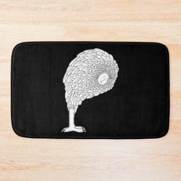 Item preview, Bowing Bird Monster Lady (black background) designed and sold by Owl-n-bear.