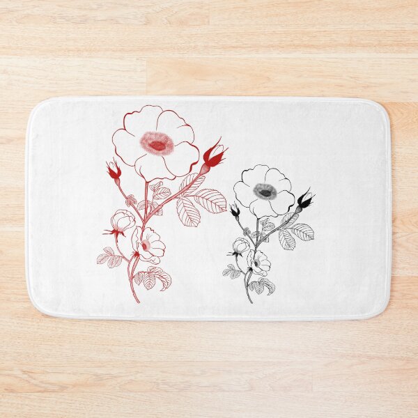 Item preview, beautiful detailed sketch of tea rose flower. Botanic tattoo designed and sold by Sunshine2504.