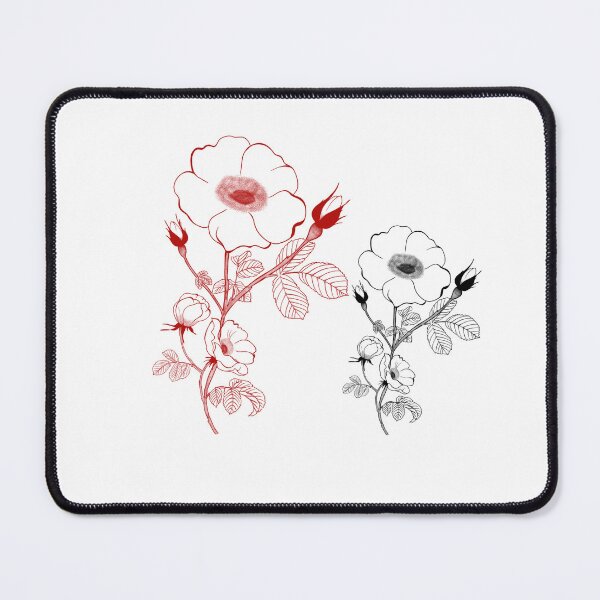 Item preview, beautiful detailed sketch of tea rose flower. Botanic tattoo designed and sold by Sunshine2504.