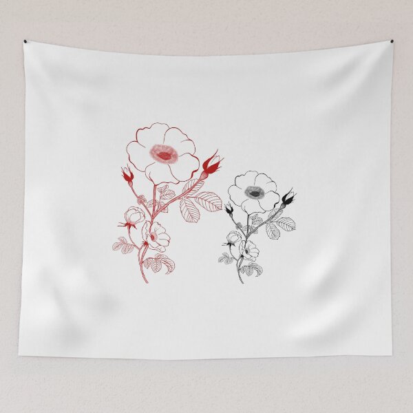 Item preview, beautiful detailed sketch of tea rose flower. Botanic tattoo designed and sold by Sunshine2504.