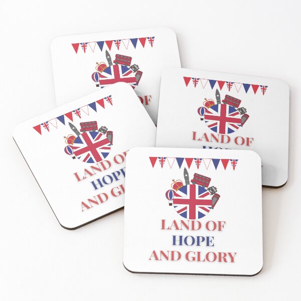Item preview, Land of Hope and Glory Patriotic Design - St George's Day Queens Platinum Jubilee Union Jack London Big Ben designed and sold by raretshirtsuk.