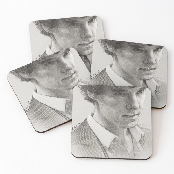 Item preview, Sherlock, Benedict Cumberbatch, Pencil sketch designed and sold by TendaLee.