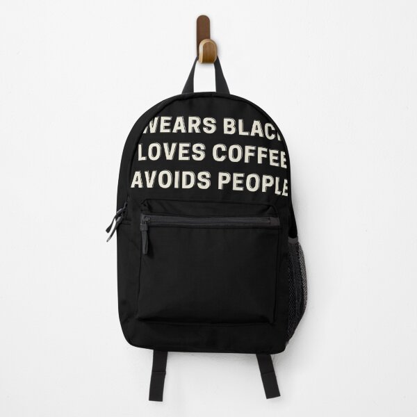 Item preview, Wears Black, Loves Coffee, Avoids People designed and sold by abrill-official.