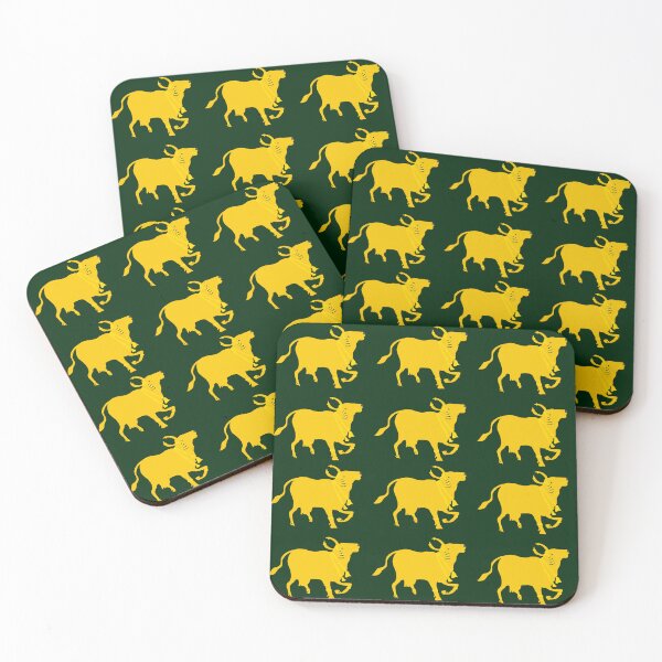 Item preview, Indian Gir cows in sequence called pichhwai pattern  designed and sold by DreamKaracters.