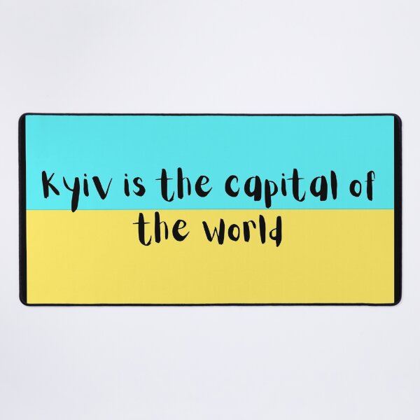 Item preview, Kyiv is the capital of the world. Support Ukraine. Stand with Ukraine designed and sold by FairyOfCherries.