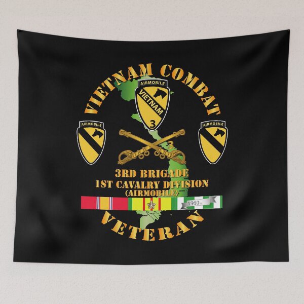 Item preview, Army - Vietnam Combat Cavalry Veteran w  3rd Brigade - 1st Cav Div designed and sold by Military Insignia Products.