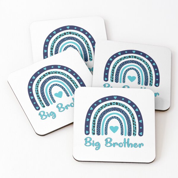 Item preview, Big Brother Boho Leopard Rainbow Big Bro designed and sold by clothesy7.